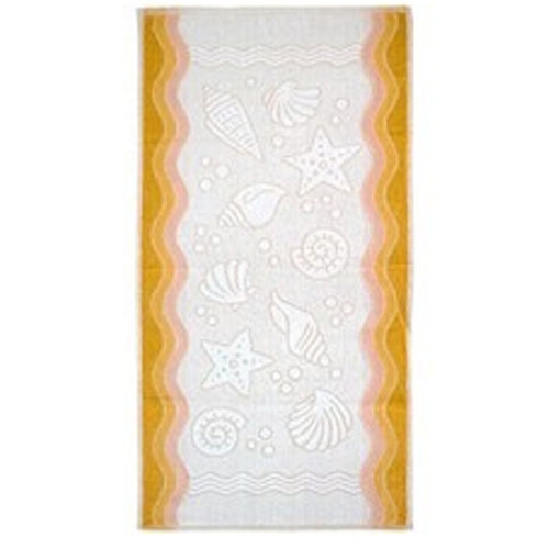 Ręcznik Bawełniany Flora- Żółty 40x60
